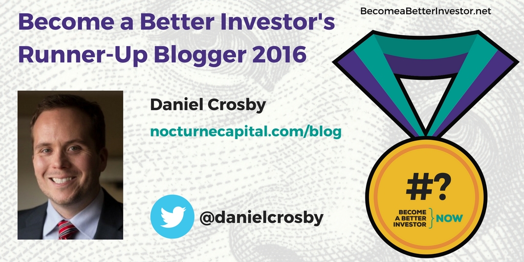Congratulations @danielcrosby on becoming a runner-up Become a Better Investor Blogger 2016! 