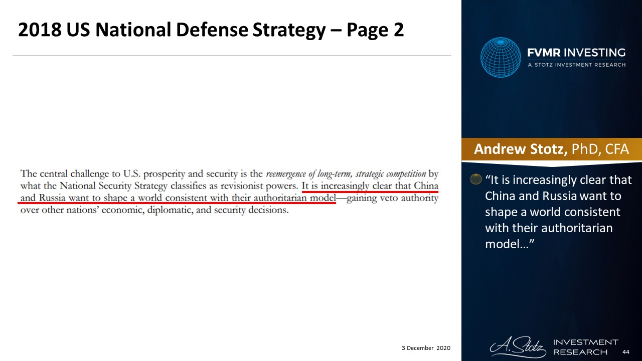 2018 US National Defense Strategy – Page 2a